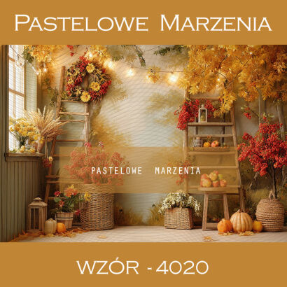 Photographic autumn backdrop showing interior t_4020