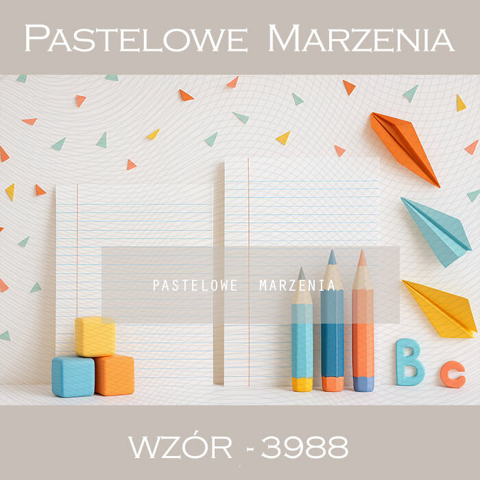 Photographic school backdrop with notepad t_3988