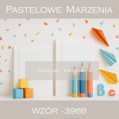Tło fotograficzne szkolne z notesem t_3988