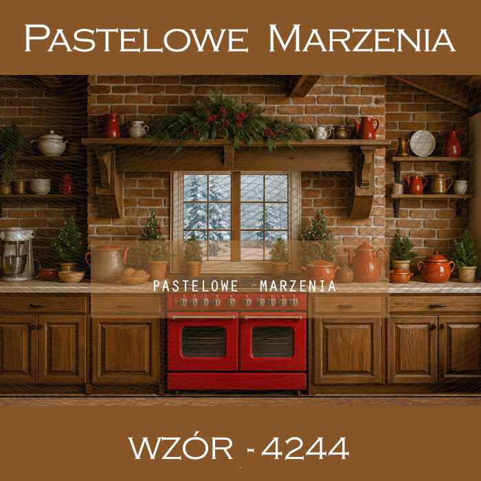 Christmas Photography Background with Kitchen t_4244