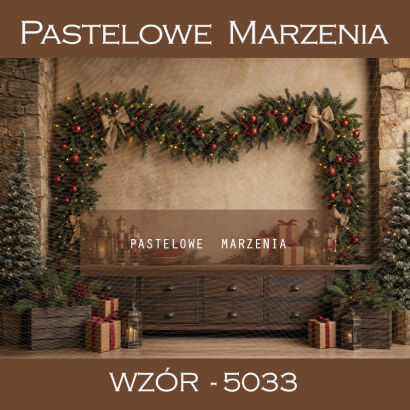 Christmas Interior Photographic Backdrop t_5033