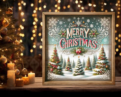 Christmas picture 235 - 37x37 cm