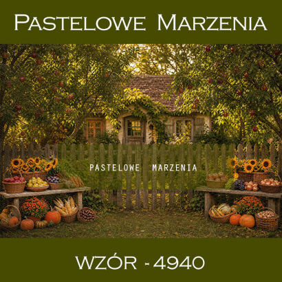 Autumn photographic background with a house t_4940