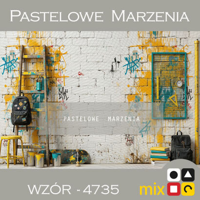 Tło fotograficzne szkolne ze ścianą t_4735