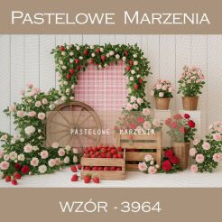 Tło fotograficzne z kategorii Owocowe z truskawkami t_3964