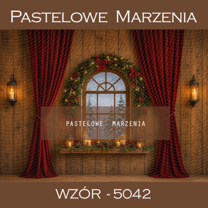 Christmas Photographic Backdrop - Interior t_5042