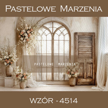 Tło fotograficzne wiosenne z oknami t_4514