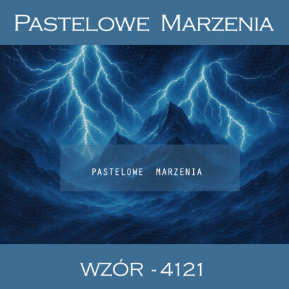 Photographic backdrop from nature category with mountain with lightnings t_4121