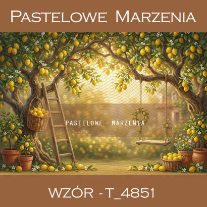 Tło fotograficzne letnie z cytrynami t_4851