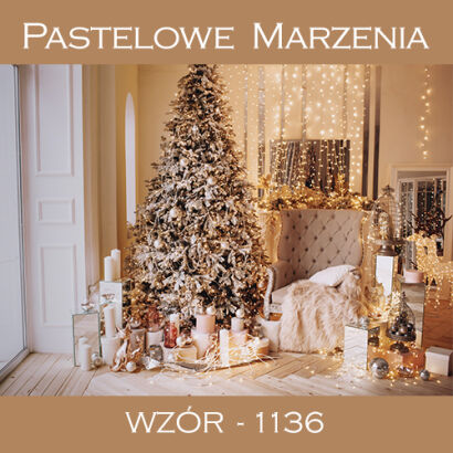 Photographic backdrop for Christmas showing the interior t_1136