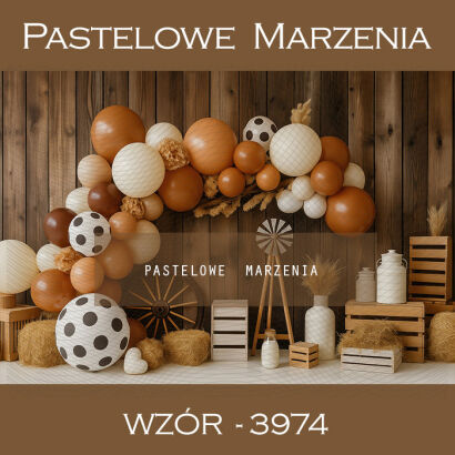 Tło fotograficzne urodzinowe z balonami t_3974