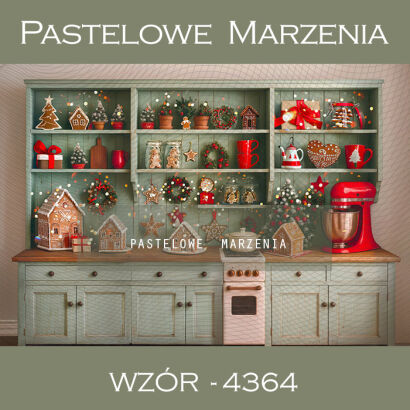 Christmas Photography Background with Kitchen t_4364