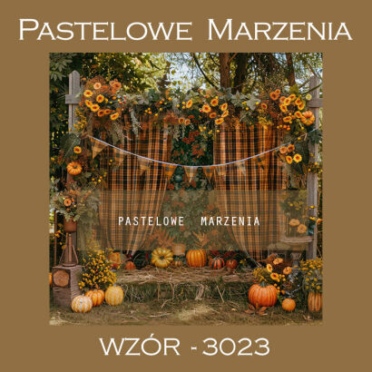 Photographic autumn backdrop with pumpkins t_3023