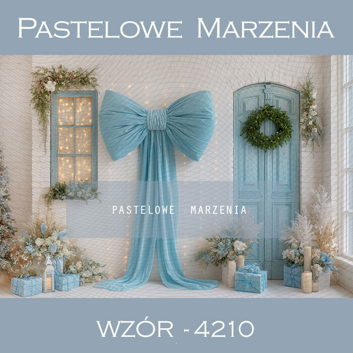 Christmas Photography Background with Doors t_4210