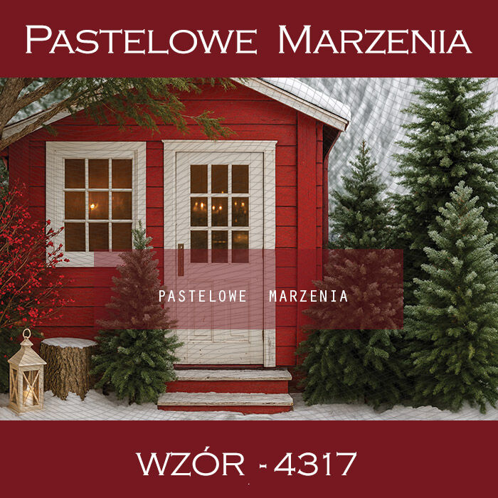 Christmas Photography Background with House t_4317
