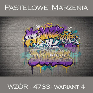 School photographic background with graffiti t_4733 - 4