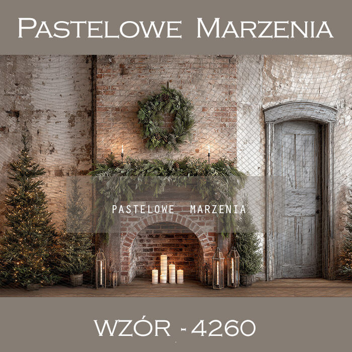 Christmas Photography Background with Fireplace t_4260