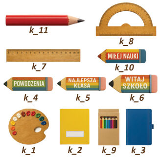 Dodatki szkoła - komplet minimum 5 sztuk - 2