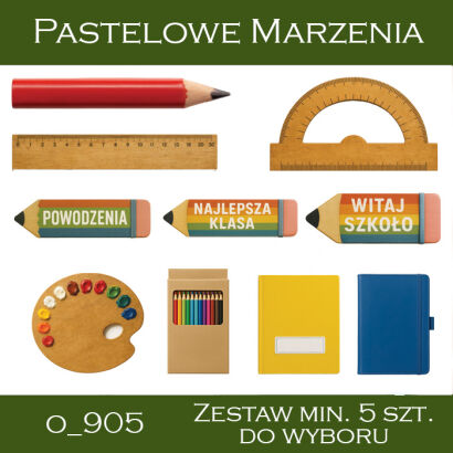 Dodatki szkoła - komplet minimum 5 sztuk