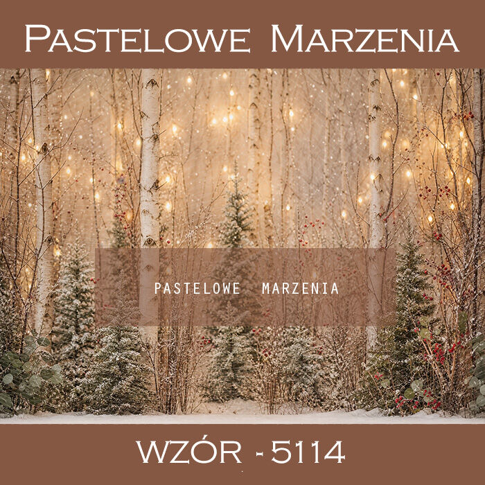 Christmas photographic background with Christmas trees t_5114