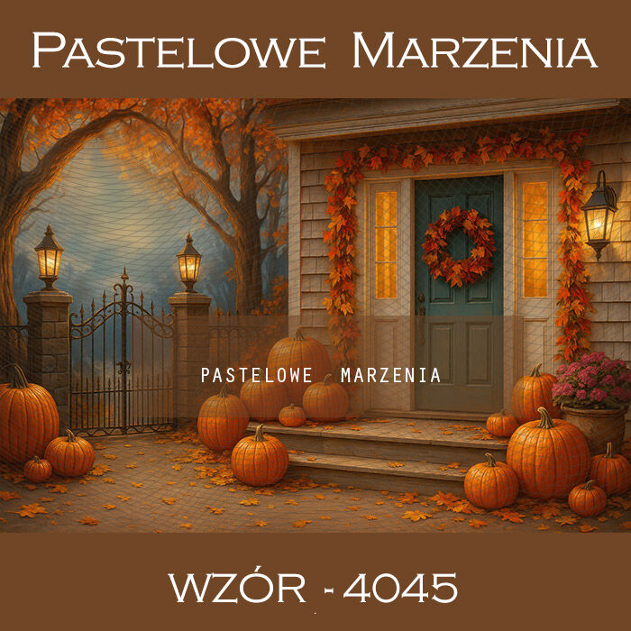 Photographic autumn backdrop with doors t_4045