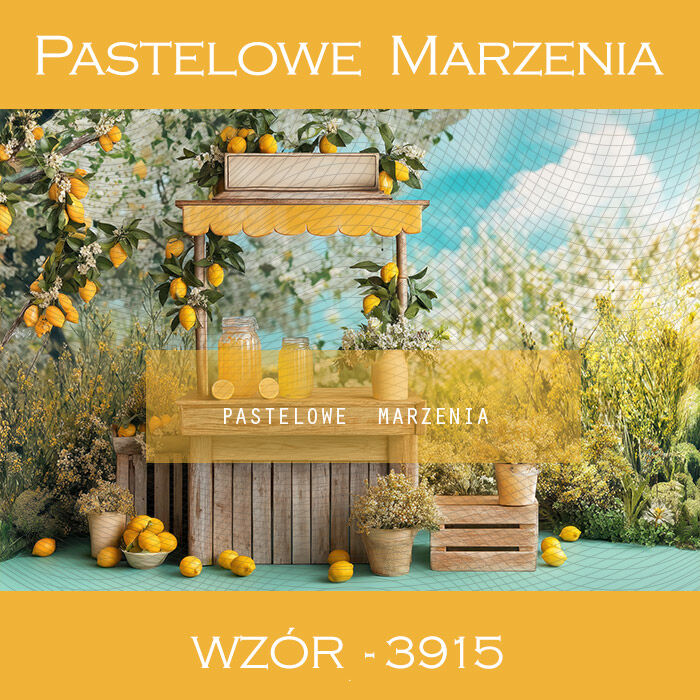 Photographic summer backdrop with lemons t_3915