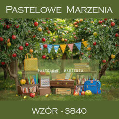 Photographic school backdrop with books t_3840