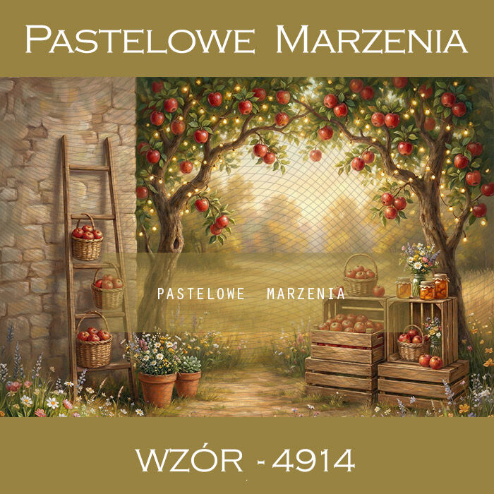 Autumn photographic background with apples t_4914