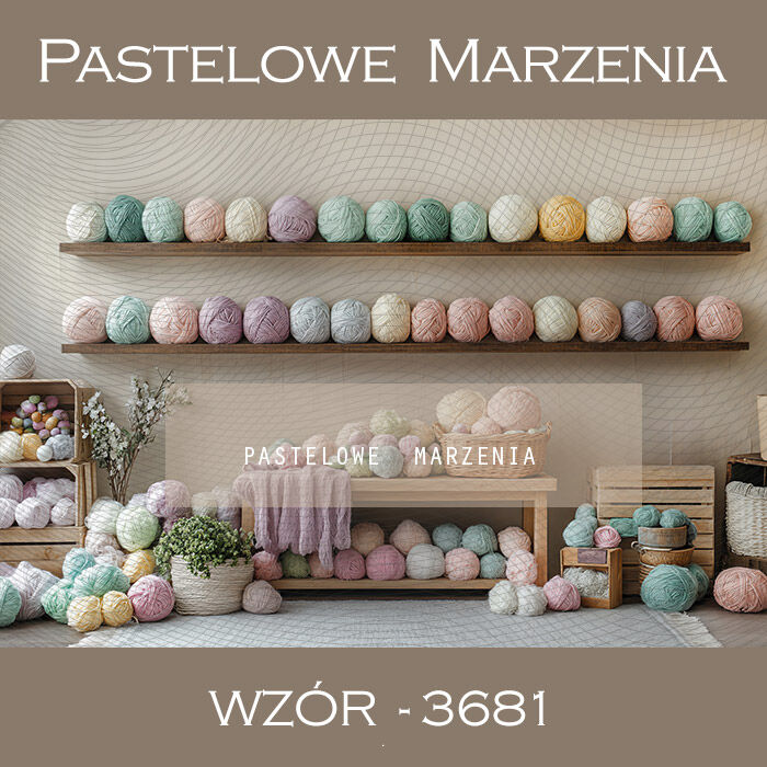 Photographic spring backdrop with yarns t_3681