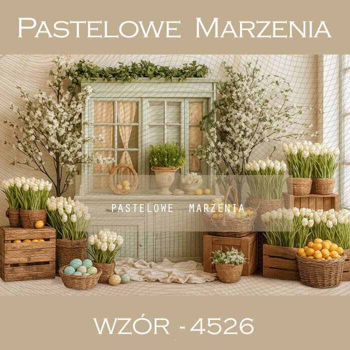 Spring photographic background with eggs t_4526