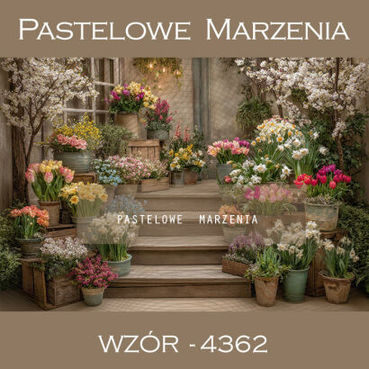 Spring floral photography backdrop t_4362