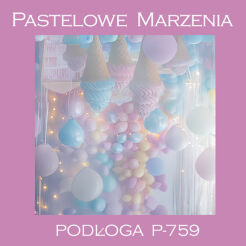 Tło fotograficzne winylowe, balony p_759