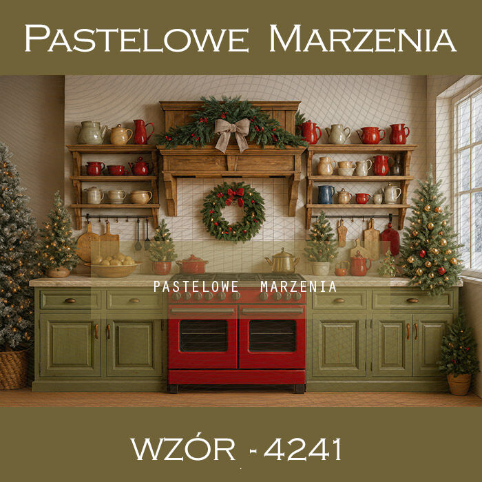 Christmas Photography Background with Kitchen t_4241