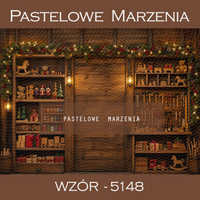 Christmas photographic background with shelf t_5148