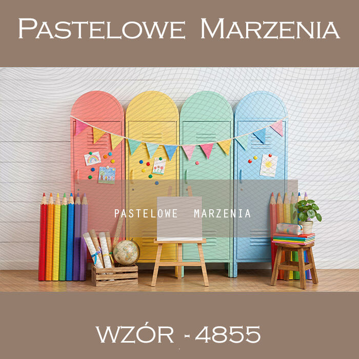 Tło fotograficzne szkolne z szafkami t_4855