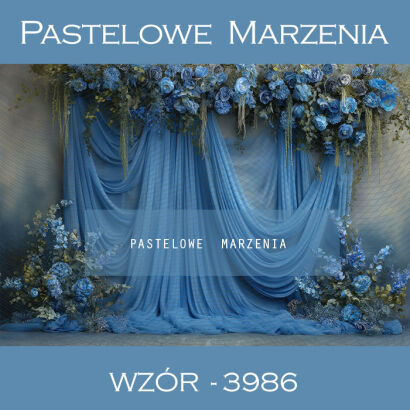 Photographic backdrop from Interiors category with tulle t_3986