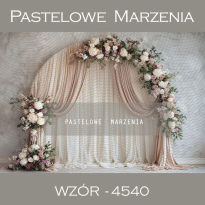 Tło fotograficzne wiosenne z łukiem t_4540