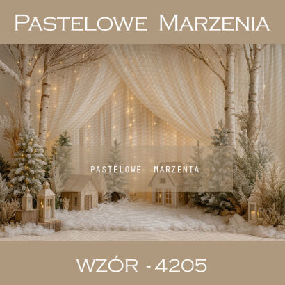 Tło fotograficzne beżowa bajka t_4205
