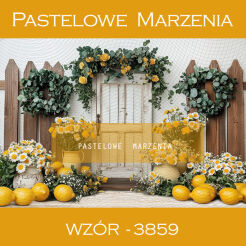 Tło fotograficzne owocowe z cytrynami t_3859