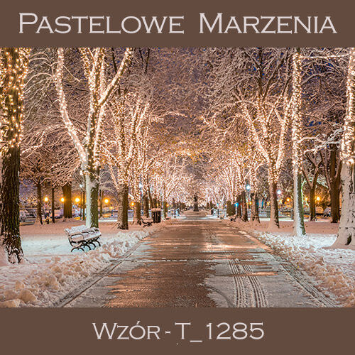 Tło fotograficzne materiałowe t_1285 - zima