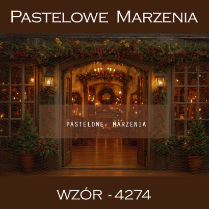 Tło fotograficzne na Boże Narodzenie z drzwiami t_4274