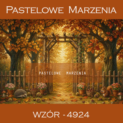 Autumn photographic background with fence t_4924