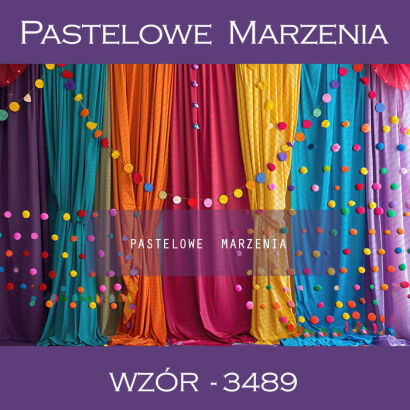 Photographic carnival backdrop with curtains t_3489