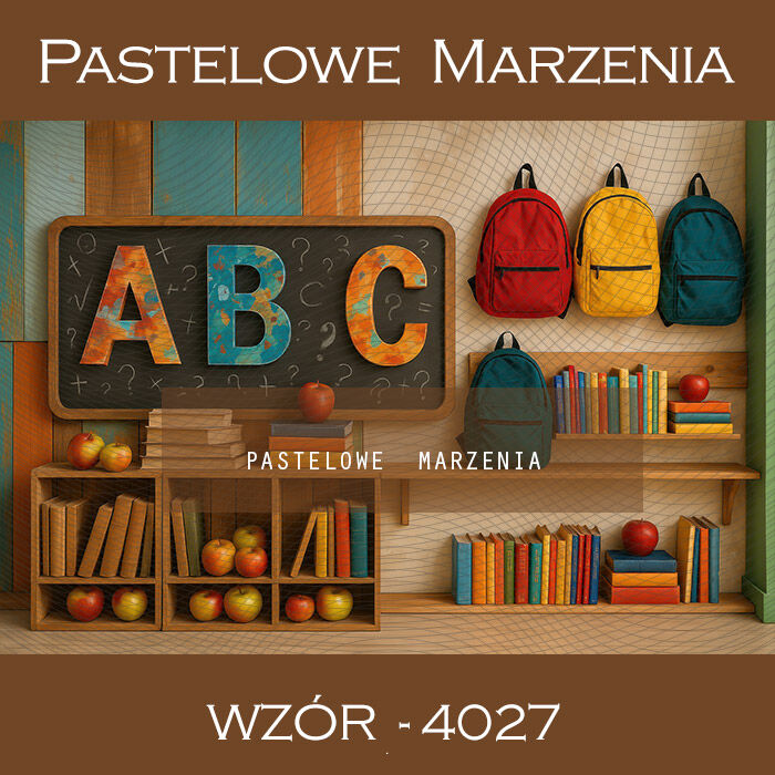 Photographic school backdrop with letters t_4027
