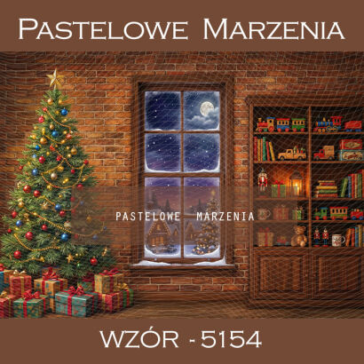 Christmas photographic background showing interior t_5154
