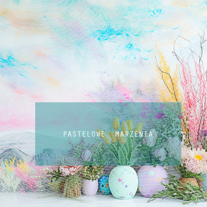 Fabric photographic backdrop from the Easter category, framing 250x250 cm