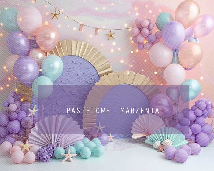 Fabric photographic backdrop from the Birthdays category, Frame 250x200 cm