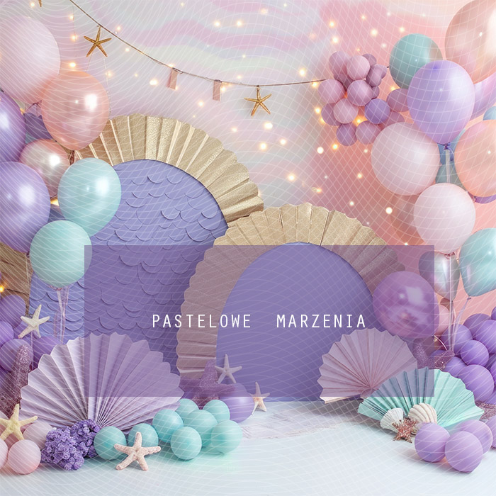 Fabric photographic backdrop from the Birthdays category, Frame 250x250 cm