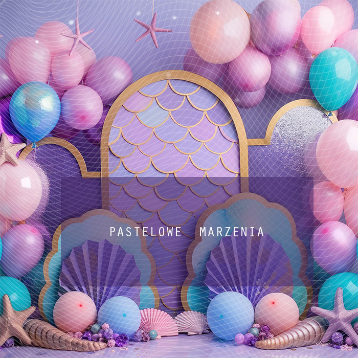 Fabric photographic backdrop from the Birthdays category, Frame 250x250 cm