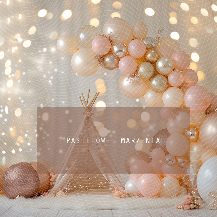 Fabric photographic backdrop from the Birthdays category, Frame 250x250 cm